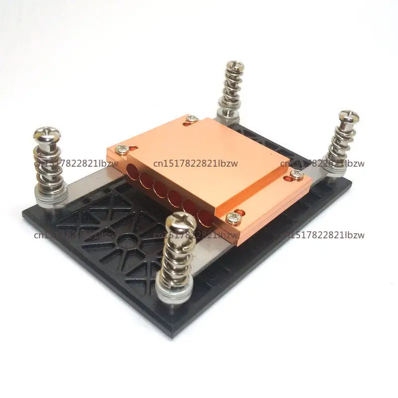 AMD AM4/AM5 CPU Platform Heat Pipe Copper Splint for Thermal Conduction 6 Hole Heat Pipe Plate, Screw-Backplane Mount
