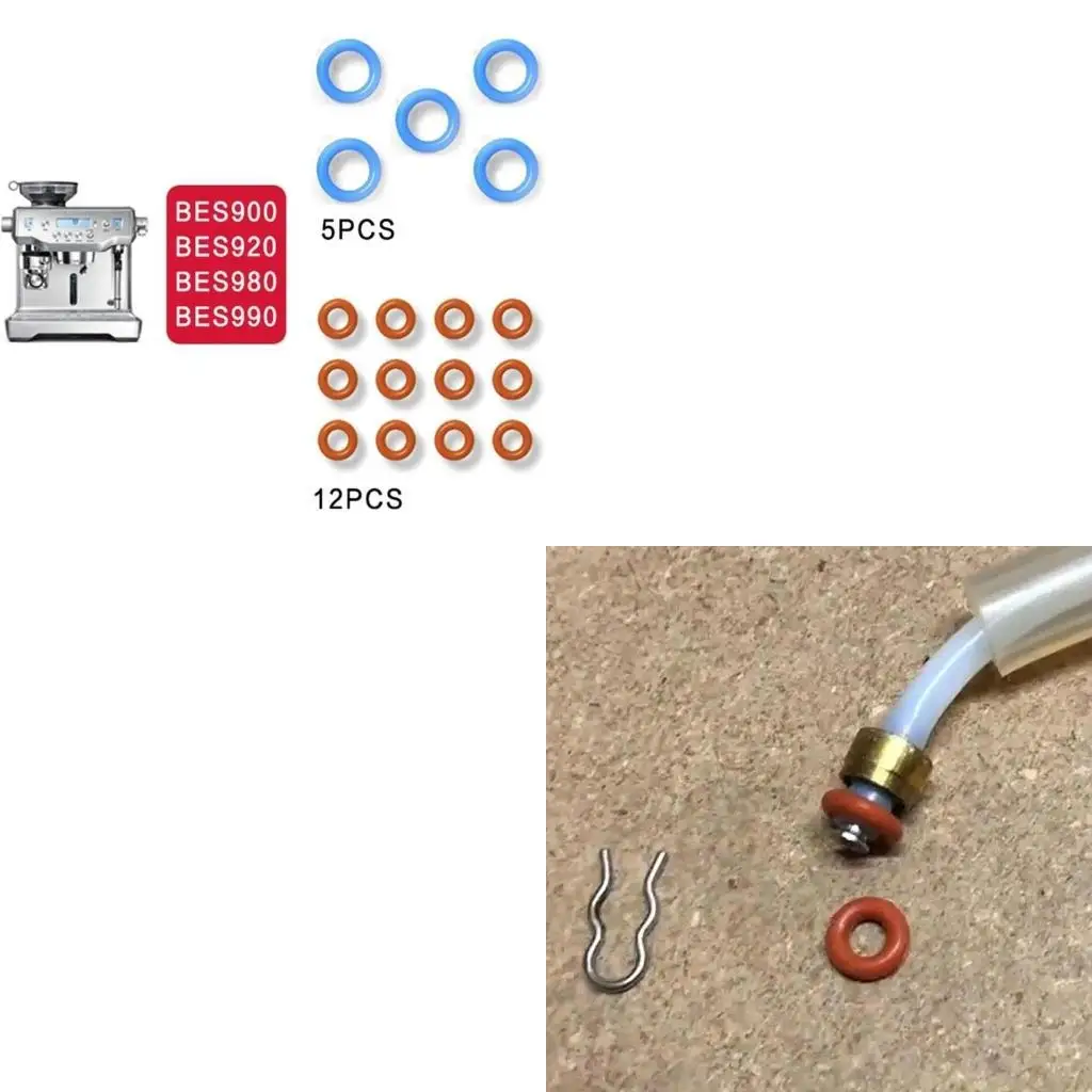 

D0AB 17 шт. уплотнительные кольца уплотнительная прокладка для кофемашины BES900 BES920 BES980 BES990 замена