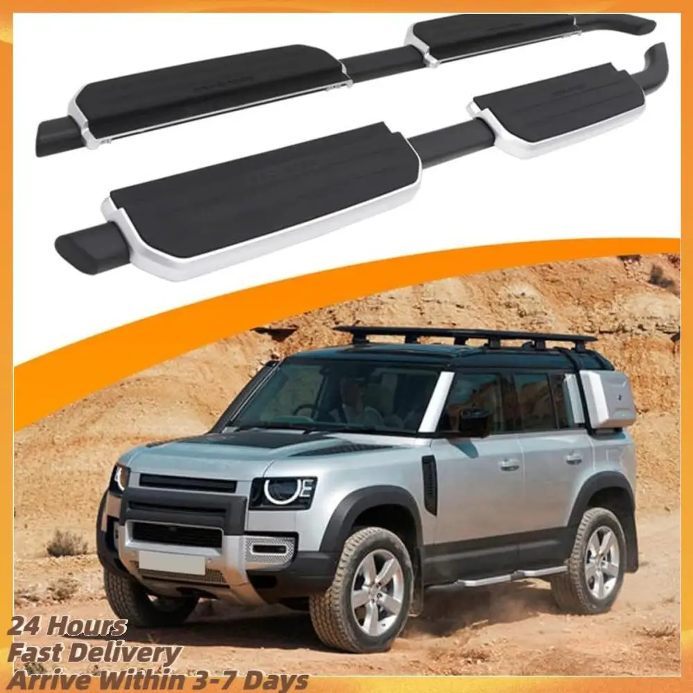 

Подножки для Land Rover Defender 2020-2024, усиленные, из алюминиевого сплава, боковые пороги, защитные дуги, автоаксессуары