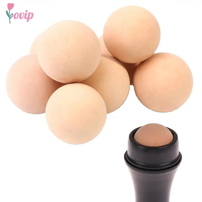 Summer Face Shiny Changing Face Oil Absorbing Roller Volcanic Stone Blemish Remover Face T-zone Oil Removing Rolling Stick Ball