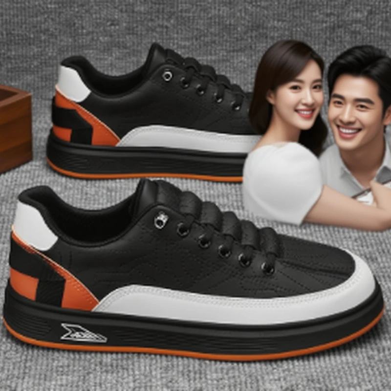 

New Trends 2025 Vintage Style Summer Men Sports Shoe Fashion Tide Walking Shoes Man Adult Slip on Stretch Classics Male Sneakers