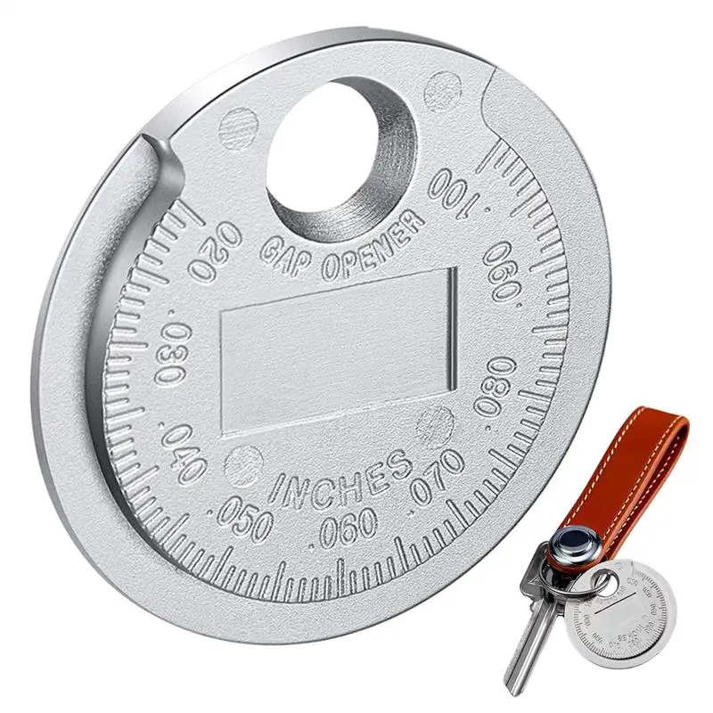 1pcs 0.6-2.4mm Spark Plug Tool Spark Plug Gauge Measuring Tool Wire Spark Plug Gauge Tool Scaled from 0.020 to 0.100 Inch