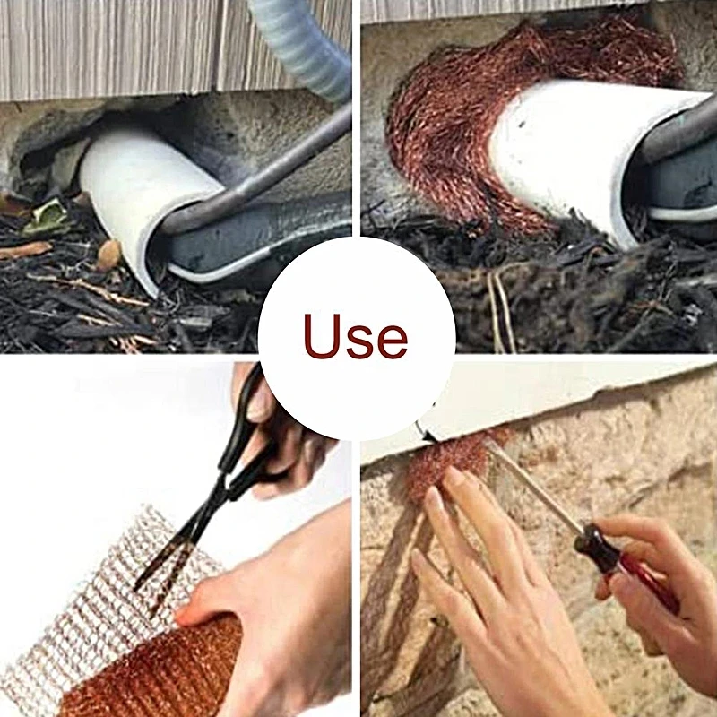 3m Signal Shielding Net Anti-Snail Copper Wire Net Pest & Rodent Net Mesh Exquisite Copper Decor Artworks Cleaning Tool