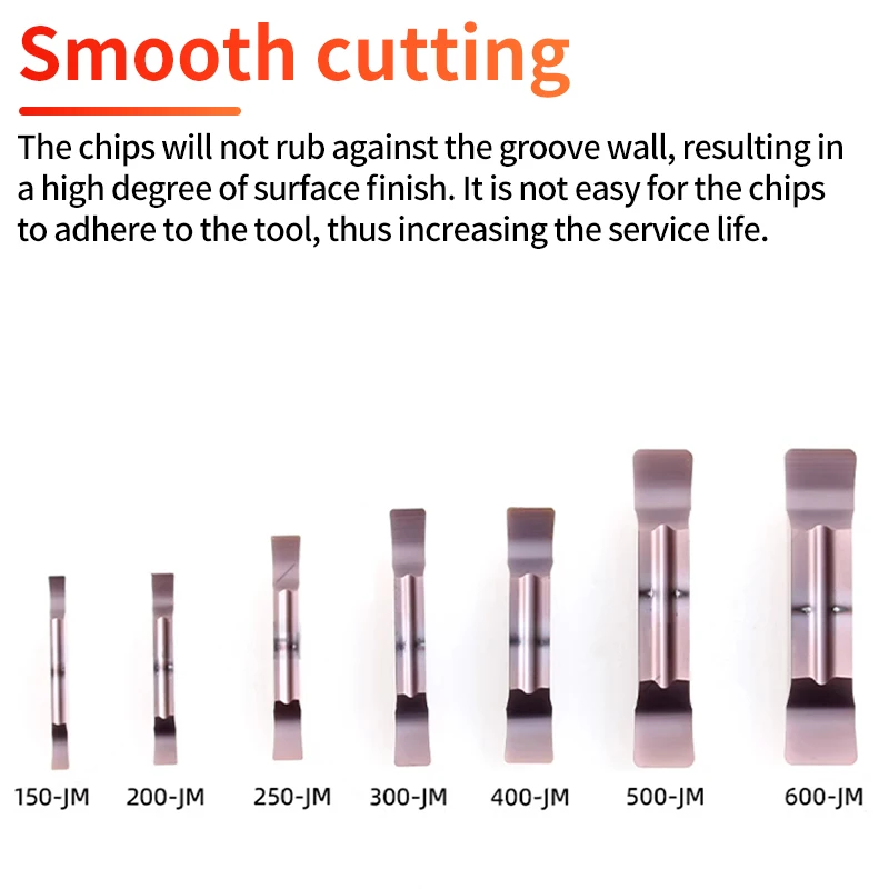 

VOKET CNC slotting blade, stainless steel cutting blade, MGGN300 cutting blade, 400 inclined cutting blade