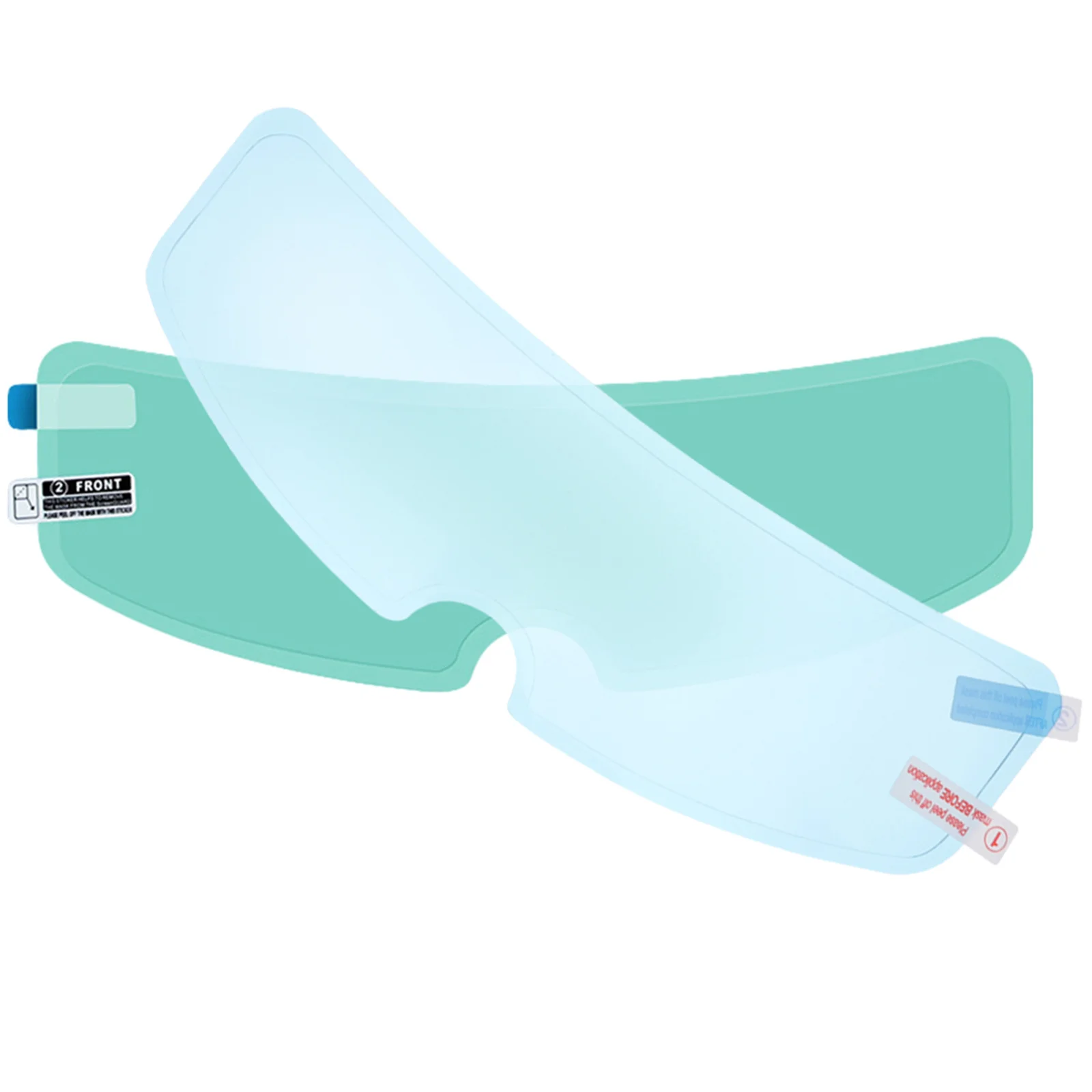 

1 комплект, противотуманная водонепроницаемая пленка для мотоцикла, универсальный защитный экран для мотоцикла Clear Vision, защитная пленка