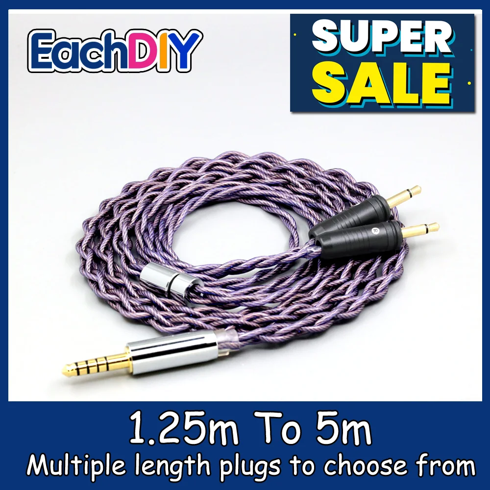 

Type2 1.8mm 140 cores litz 7N OCC Cable For Focal Clear Elear Elex Elegia Stellia Celestee Radiance LN008265