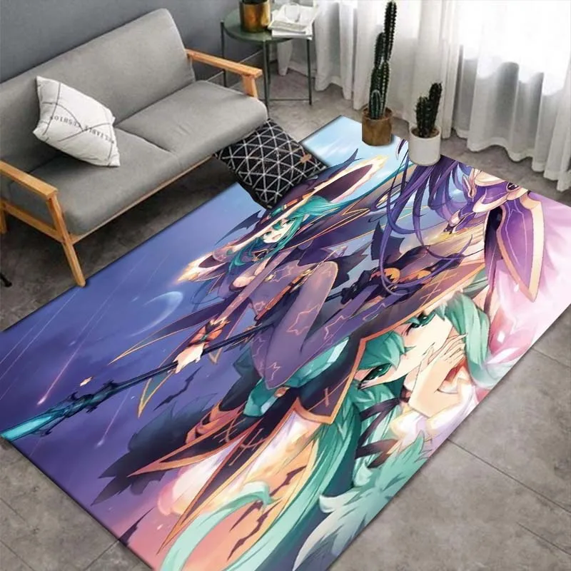 Carpet multi-sizeanime，D-Dating Wars ,Carpet for Living Room Bedroom Kid's Room Home Decor Area Rug Non-slip Mat Sofa Mat