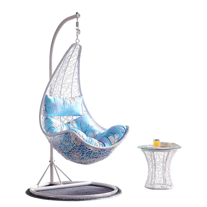 Hanging Basket Hanging Chair Swing Wrought Iron Cradle Adult Bird's Nest Balcony Indoor Rattan Chair Rocking Chair Tourist