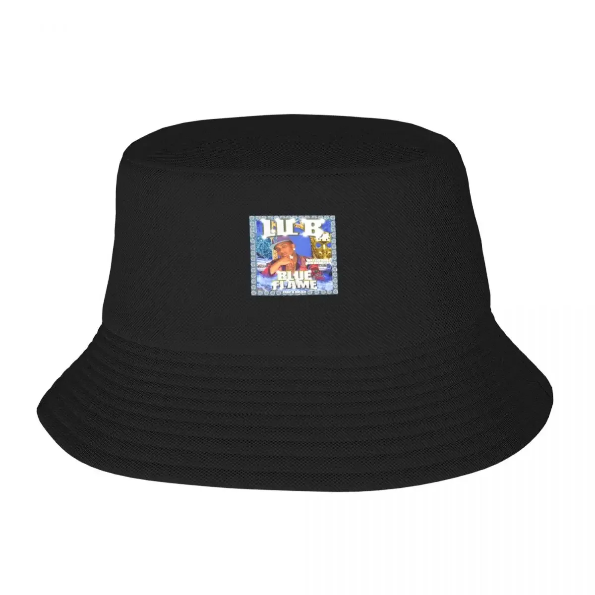 Lil B - Blue Flame Classic T-Shirt Bucket Hat Beach Bag Wear New In The Hat tea Hat Women's Beach Outlet Men's