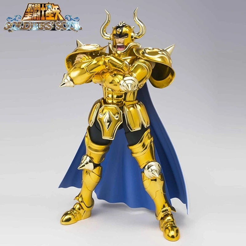 

In Stock Metal Club/Mc Saint Seiya Myth Cloth Ex Taurus Aldebaran 24k/Mirror Gold Knights Of The Zodiac Action Figure Gifts Toys