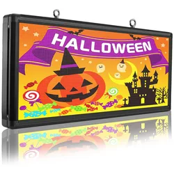 P6 Full Color Wifi Outdoor LED Sign RGB Video Image USB Flash Display a LED 103x45cm programmabile LED Sign Scrolling Message Board