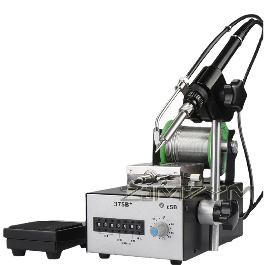 Estação de solda automática, ferro elétrico, temperatura ajustável, constante, máquina de solda, 375A +, 375B +, 375C +, 220V