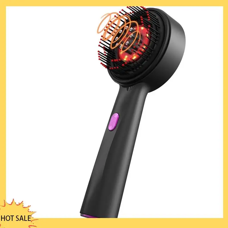 

A66Z Electric Scalp Massager Hair Growth Therapy Scalp Massager Formen Andwomen Black