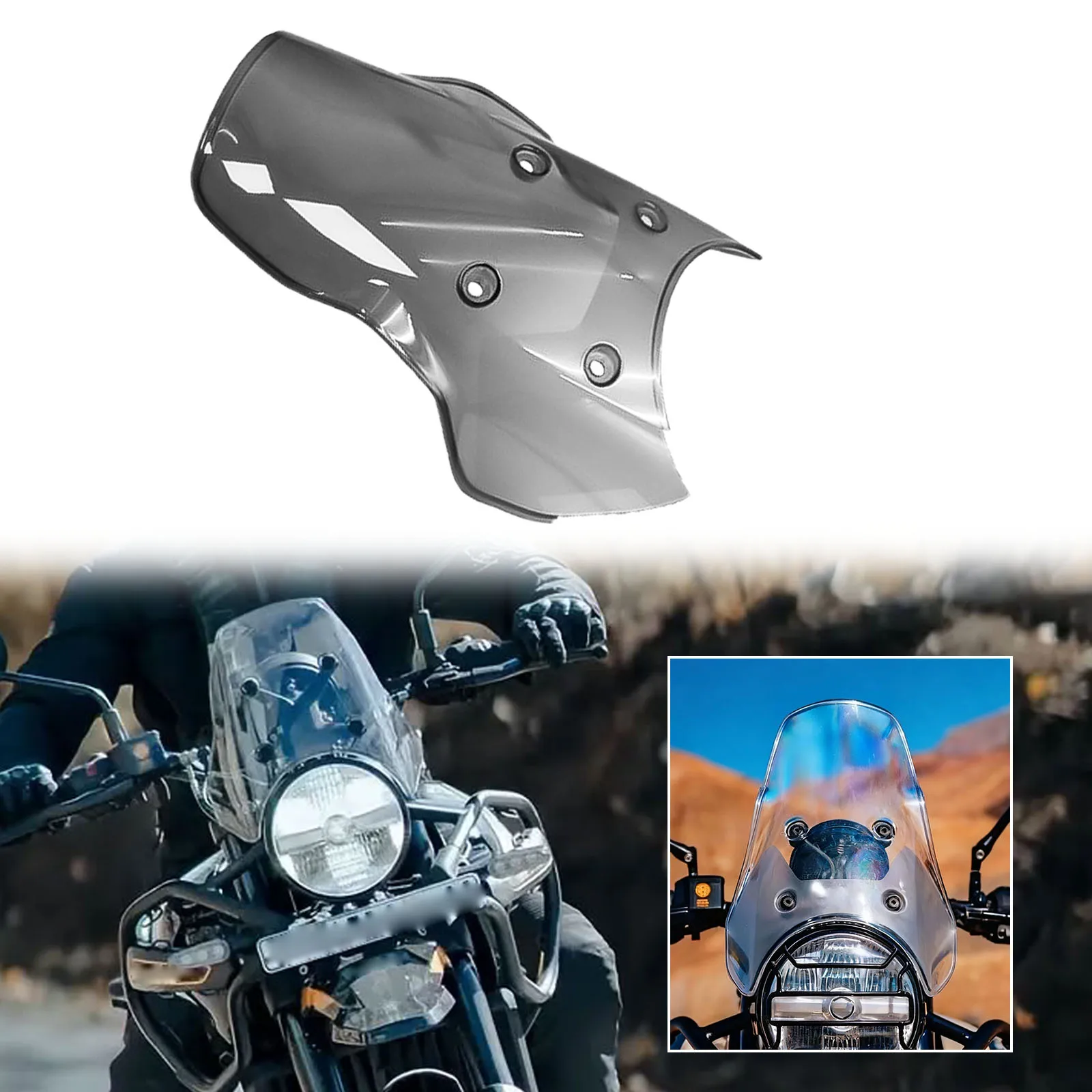 

For Himalayan 450 Himalayan 452 Himalayan450 2024-2025 Motorcycle Windshield Windscreen Windproof Wind Screen Deflector