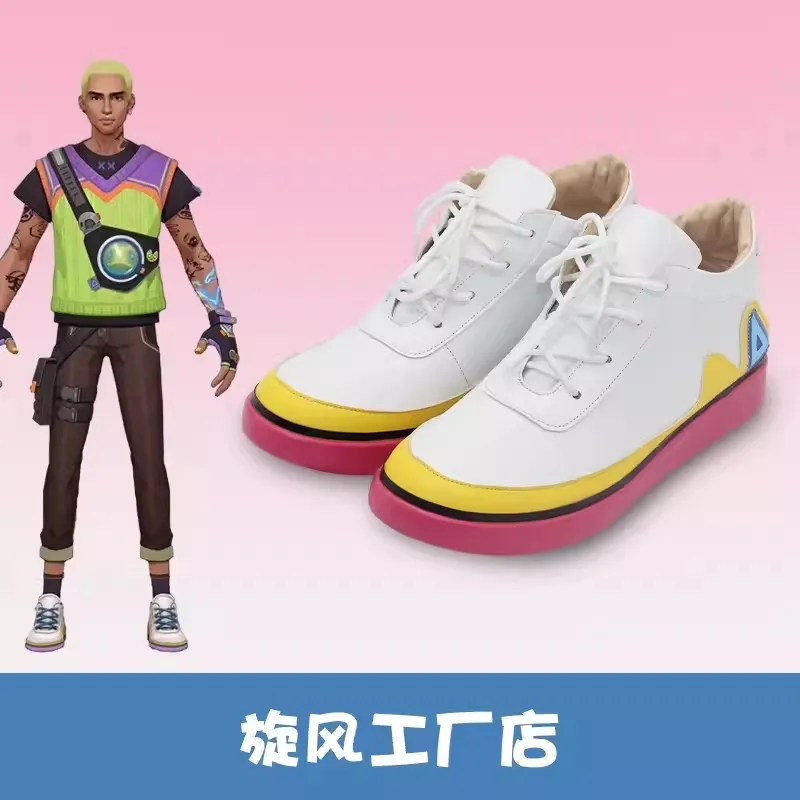 Anime Game VALORANT Gekko Cosplay Shoes Boots Men Women Role Play Halloween Carnival Party Outfit Prop