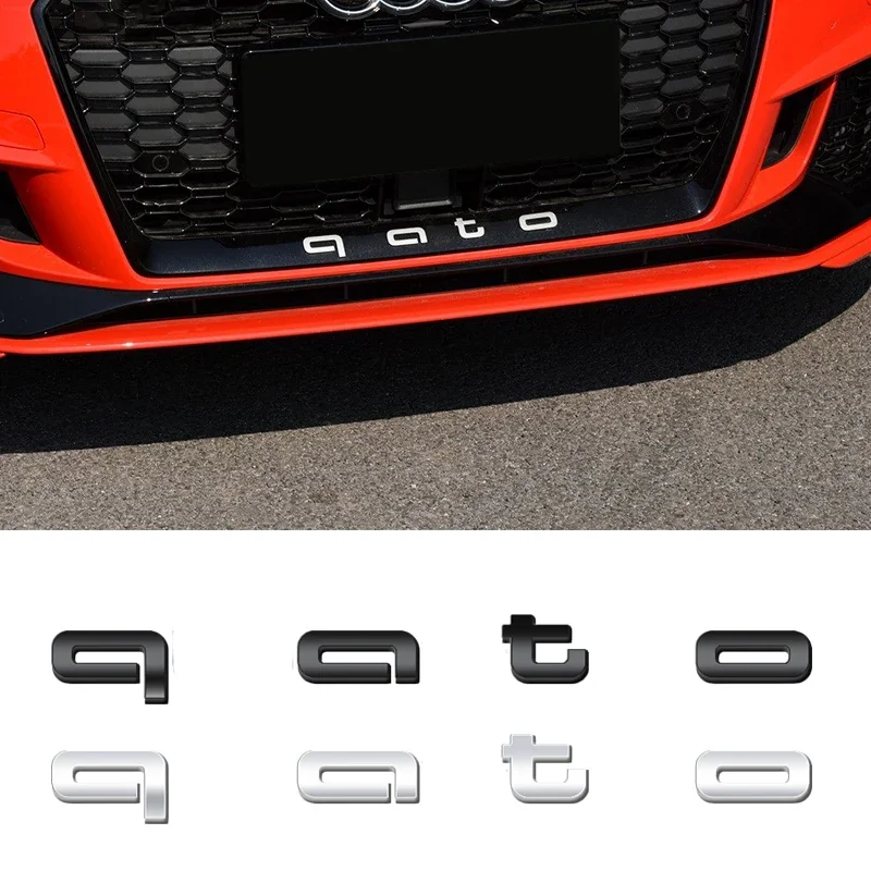 

3D ABS Стайлинг автомобиля Quattro эмблема кузова задний багажник декоративная наклейка для Audi Quattro A3 A4 B8 8P 8V B6 A5 A6 C7 Q5 B9 B7 C6 A1