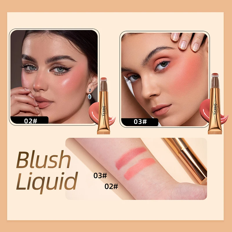 Éclairez votre visage avec un stylo de maquillage multifonctionnel – Blush liquide, mettant en valeur, contour et scintillant nacré, contient une plante S