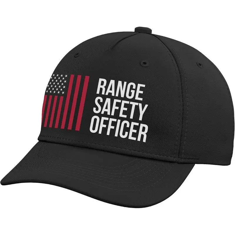 Range Safety Officer US Flag Adjustable Baseball Hat