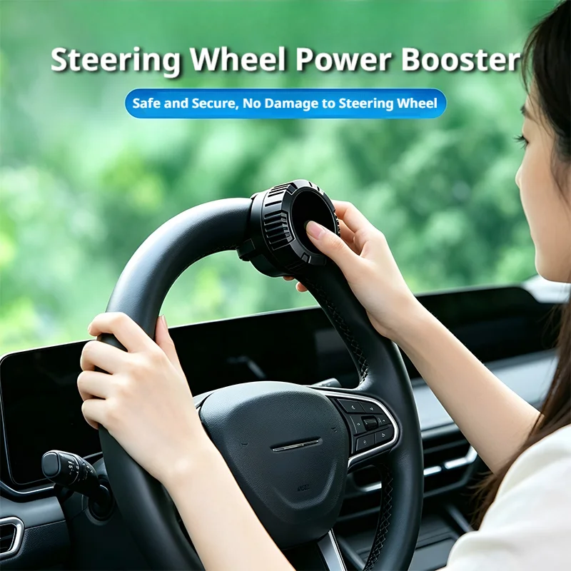 SEAMETAL Universal Car Steering Wheel Spinner Knob 360 Degree Rotation Labor-Saving Clip-on Steering Booster Ball Car Accessorie
