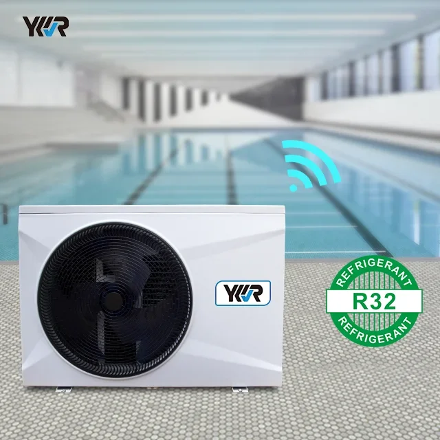 2024 de calor para piscinas  Europe R32 WIFI Air Source DC Inverter Swimming Pool Heat Pump Air Water Spa Pool Heater Factor