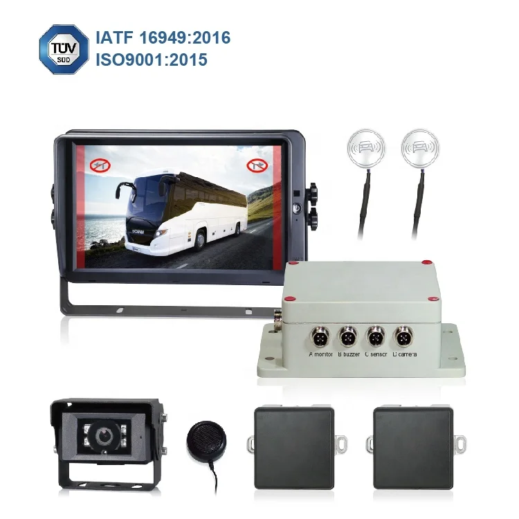 

1080P 24GHz Millimeter Wave Park Sensors Car Truck Reverse Parking Sensors System With Camera