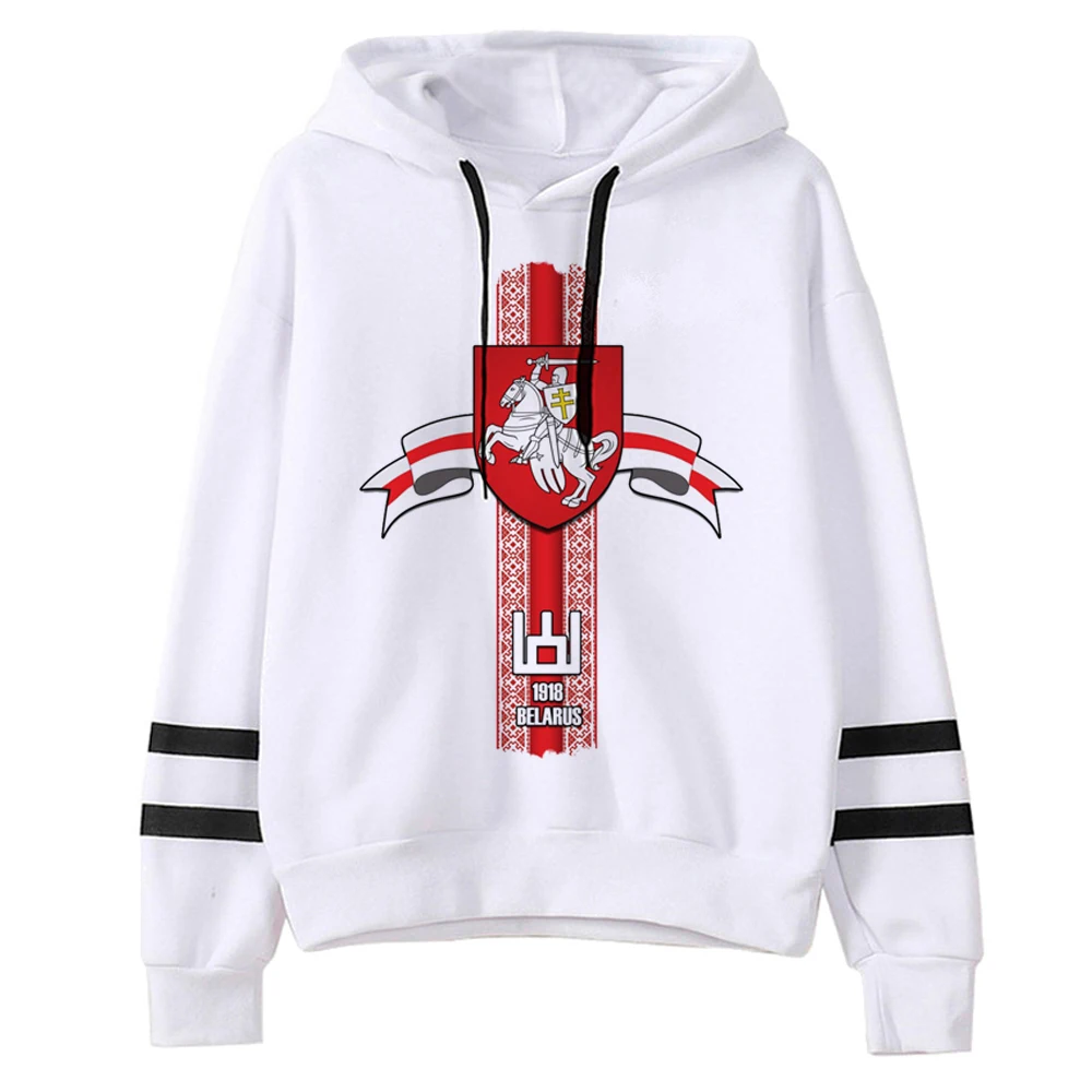 Weißrussland Hoodies Frauen Anime Sweatshirts Frauen Langarm Top Kapuze