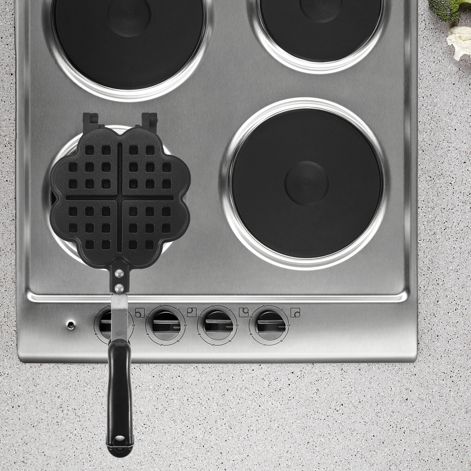 

Non-Stick Double-Sided Roasting Tray Silicone Waffle Mold Heat-Resistant Baking Tool For Cake Chocolate Bread Waffle Maker