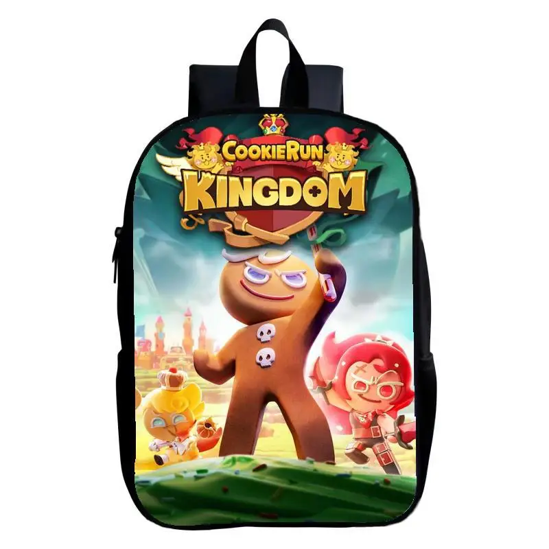 Cookie Run Kingdom Cookie Man Kingdom Children's Backpack Student Backpack Kindergarten Men's and Women's Backpacks