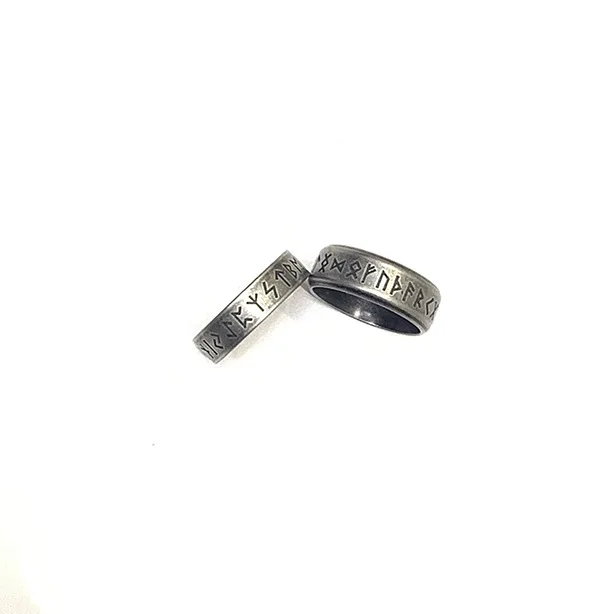 Kerteslav-Bague Rune Prairie pour Homme, Tendance Mode, Rétro, Accessoires Punk, Bijoux Cadeau