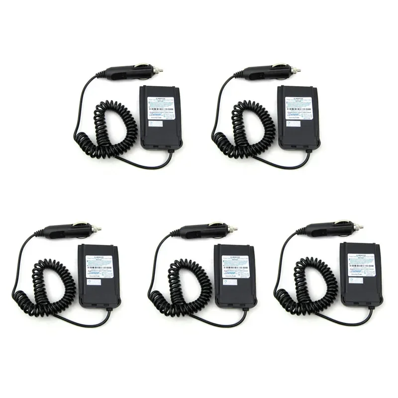 

Lot 5PCS Original Car Charger Battery Eliminator Adapter for Wouxun KGUV8D KG-UV8D KG-UV8D Plus Two Way Radio Walkie Talkie