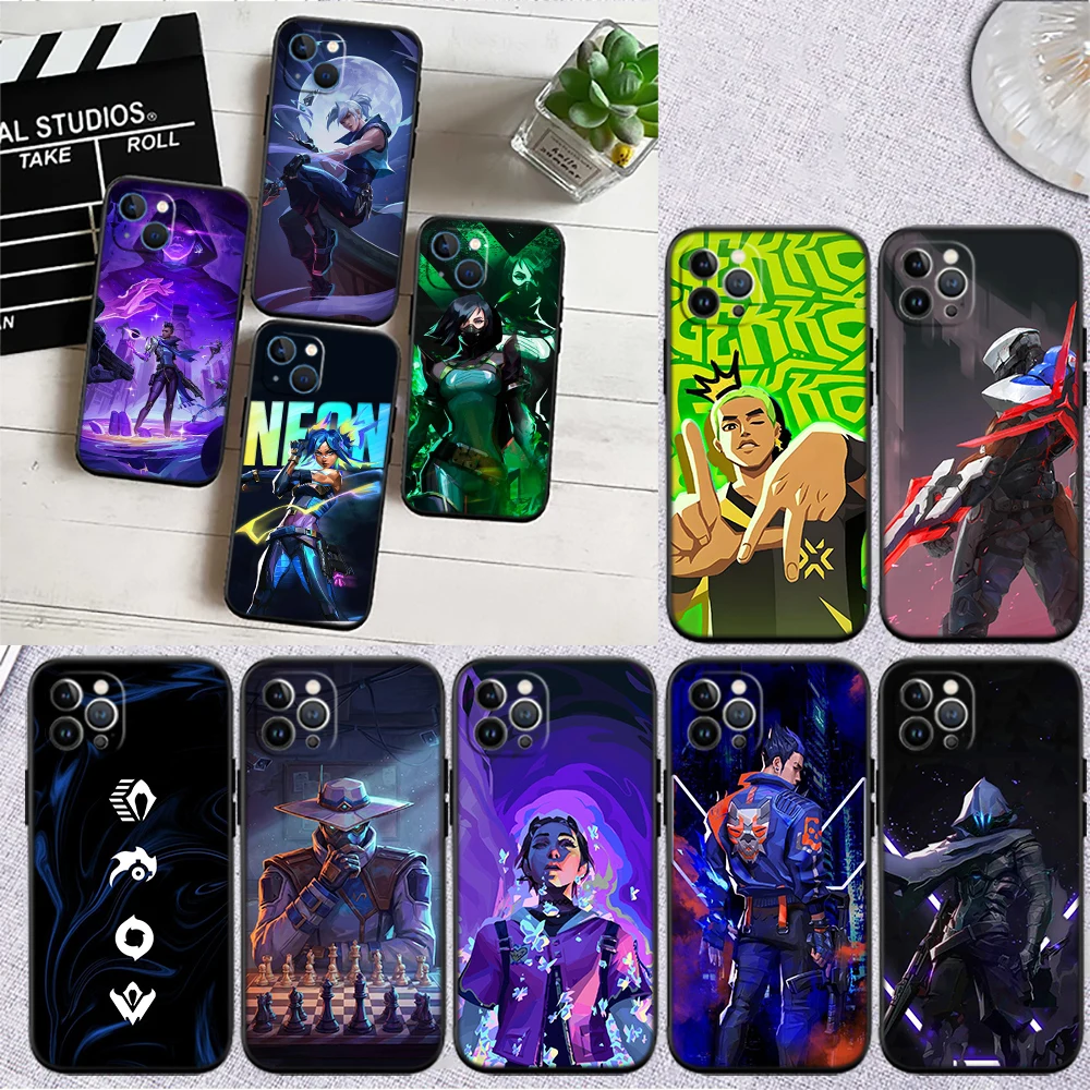 V-VALORANT Phone Case for Samsung Galaxy A11 A12 A13 A15 A52S A53 A55 A56 A70 A71 A72 A73 F06 F16 F56