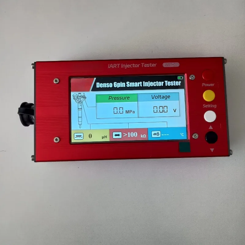 IART02 is used for voltage, pressure, inductance and resistance testing of 6-pin intelligent injector tester