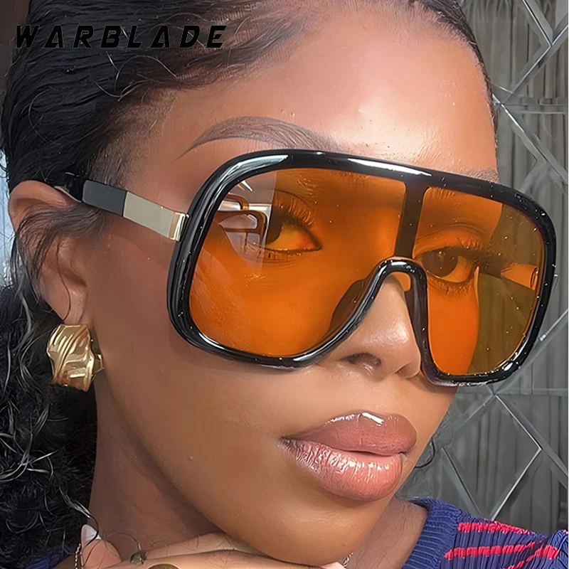 

New Punk Oversized Windproof Goggles Luxury Designer Sun Glasses Women Man Outdoor Sports Cycling Driving Shades UV400 Lunette