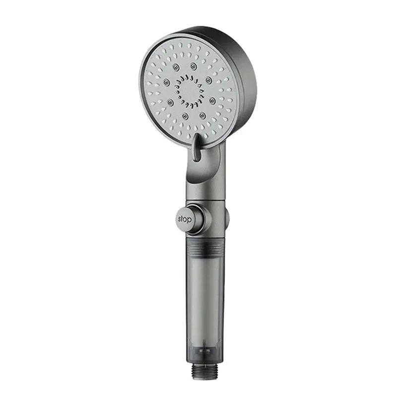 Pommeau de douche filtré à eau dure intégré AA63, buse de pulvérisation réglable à main, fonction de nettoyage puissante, pulvérisateur