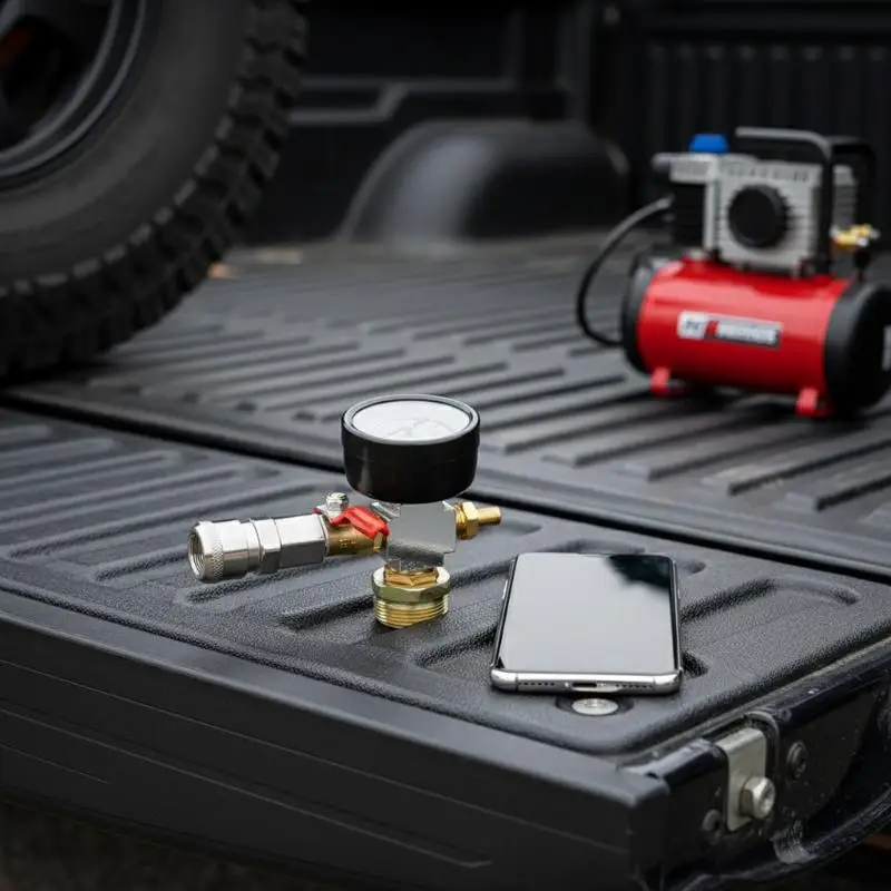 Conversion Air Pump, Portable Mobile Air Compressor Accessories Small Air Tank Pressure Adapter