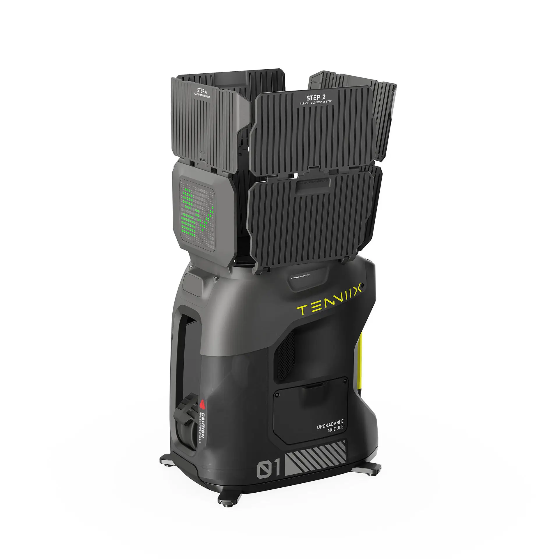 Máquina de Servicio de Tenis TENNIIX, Entrenador de Tenis Personal Portátil, Control por Voz Mediante Aplicación, Robot de Tenis con IA
