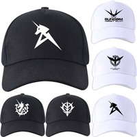 Mobile Suit Gundam Baseball Cap Anime Cartoon Cotton Baseball Cap for Men Women Creative Fashion Sunscreen Hat Accessories New