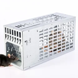 Pułapka na myszy Multi-Catch Rodent Rat Trap Cage-Pondowanie szkodników - Wszystkie myszy i szczury mogą pasować do