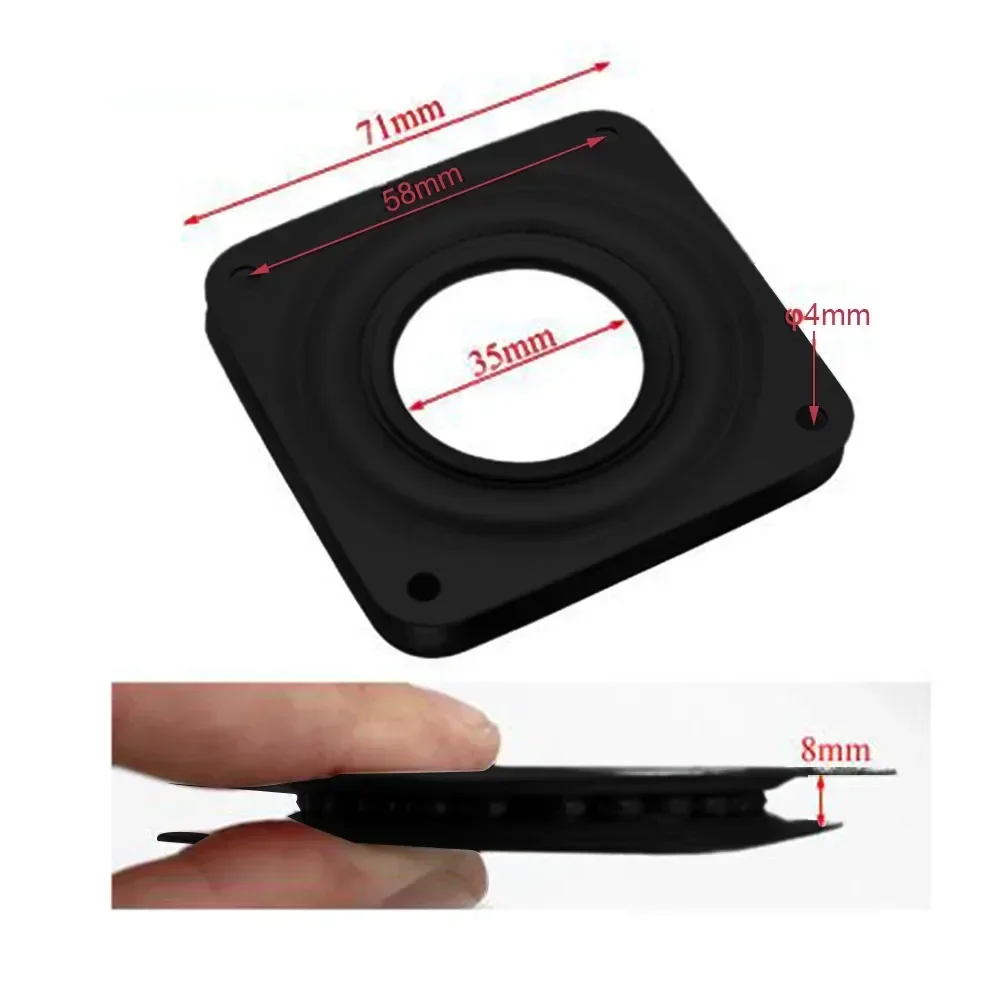 Square Rotating Bearing Heavy Duty Swivel Turntable Plate Kitchen Base 2/3/4/6 Inch 360 Degrees Rotating Hardware