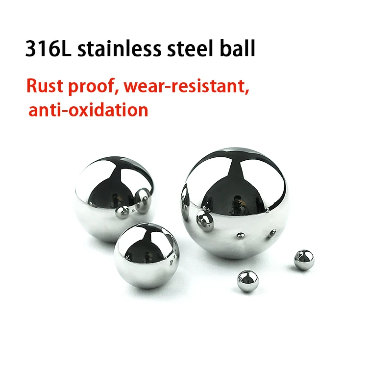 316L الفولاذ المقاوم للصدأ الدقة الكرة عالية الدقة الصدأ برهان الكرة الصلبة 2/3/4/5/6/7/8/9/10/11/12/13/14/15/16/17/18/19/25 ~ 50 مللي متر #3