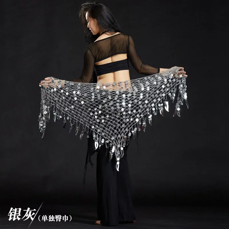 Bellydance Hip Scarves Scarf Dancing Indian Waist Chains Mermaid Sequin Belly Oriental Eastern Dance Belts Costumes for Womens