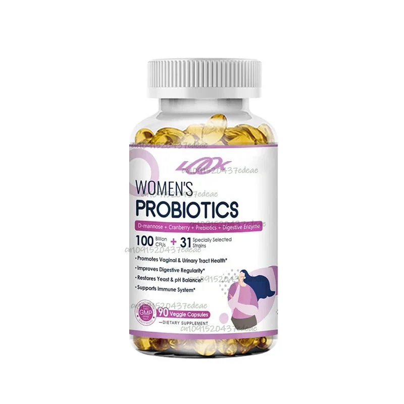 Probiotics  Beneficial Bacteria Speed Up Metabolism Promote Gut Health Relieve Gastrointestinal Discomfort 60 Capsules,