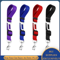 Pet Car Seat Belt Nylon Lead Leash Safety Travel Clip Backseat Safety Belt Adjustable Puppy Dogs Harness Collar Pet Accessories