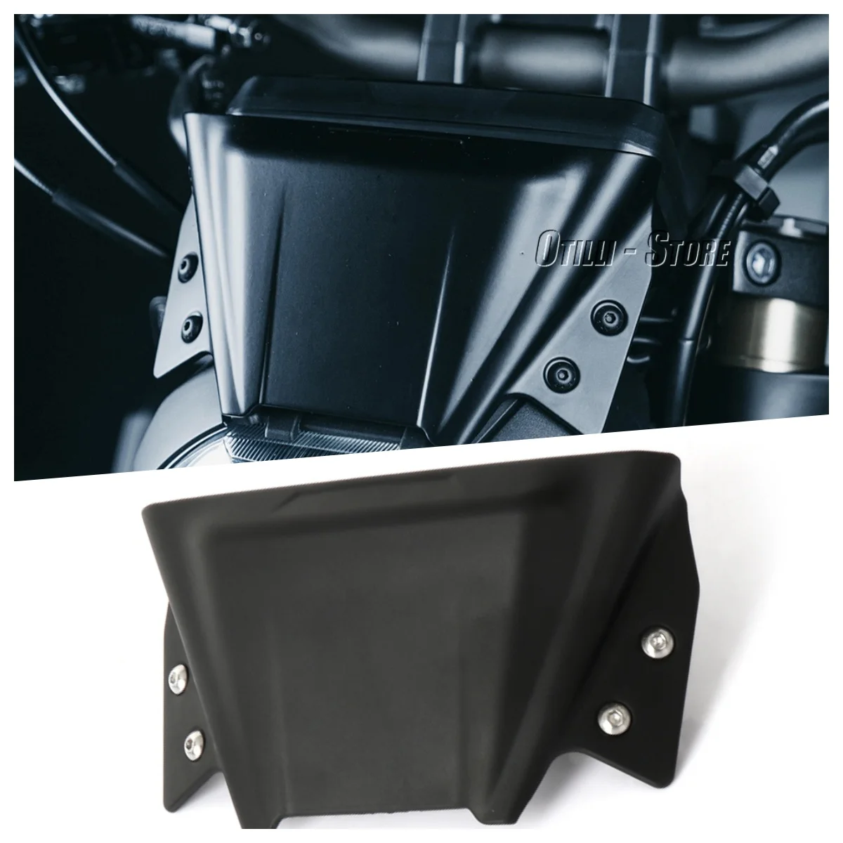 

Motorcycle ABS Wind Deflector Black Visor Windshield Windscreen Front Fairing For Honda CB650R CB 650R CB 650 R 2019 2020 2021