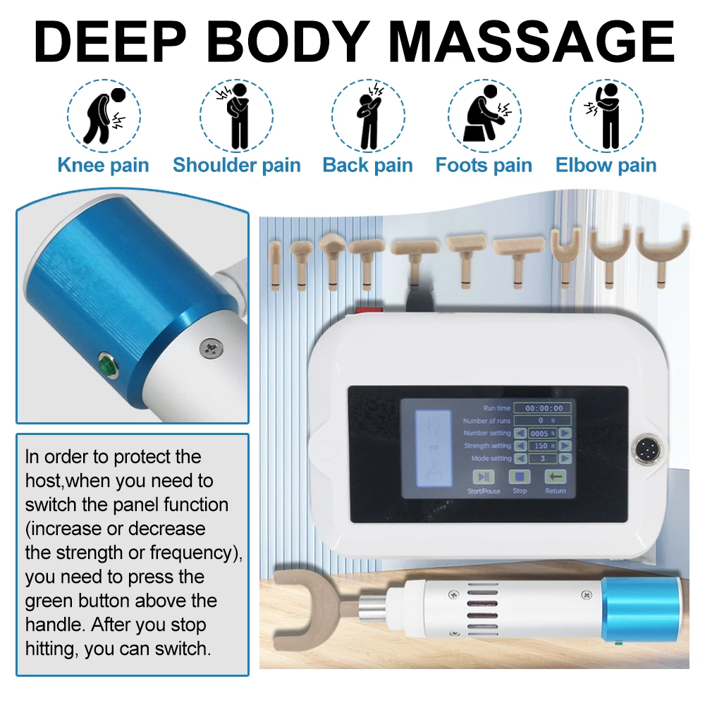 1800N Electric Chiropractic Tool Intensity Therapy Spine Correction Gun Pain Reduce Massage Chiropractic Adjusting Instrument