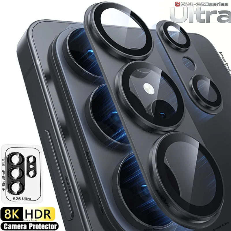

Metal Camera Lens Protector Glass For Samsung Galaxy S26 Ultra 5G S23 S25 Ultra S24 S23 S22 Plus Full Cover Lens Camera Glass