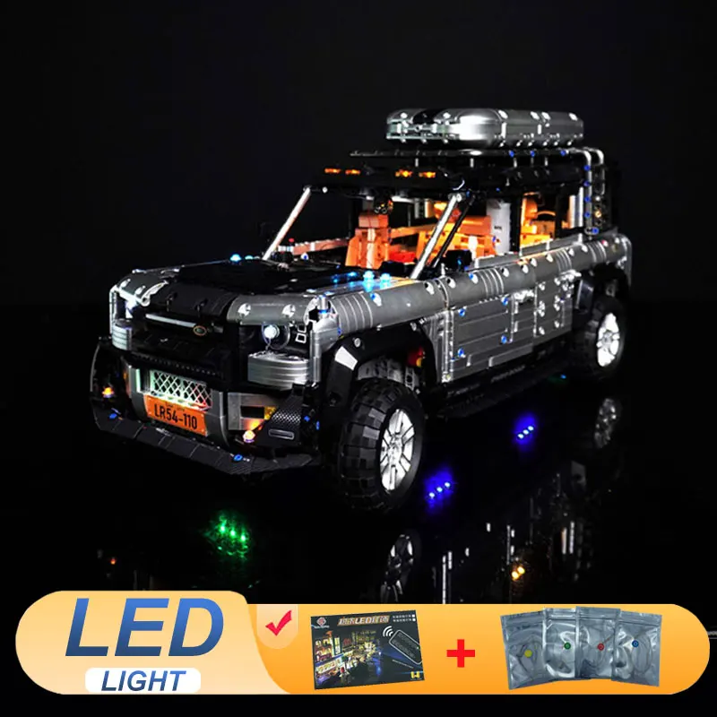 

Комплект светодиодных фонарей для LEGO GULY 10620 WEISHI-110, игрушка-лампа для внедорожного спортивного автомобиля (не включает строительные блоки, наборы кирпичей, модель)