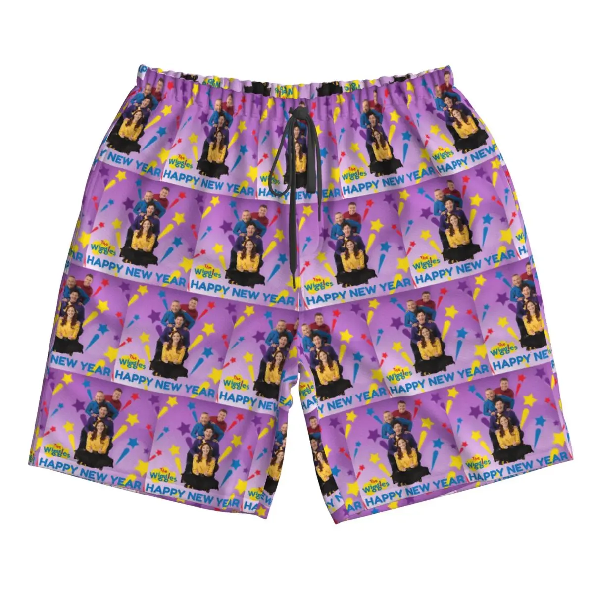 The Wiggles Tv Show Music Band Trunks Beach Board Shorts Casual Quick Dry Swimming Summer Men Pants