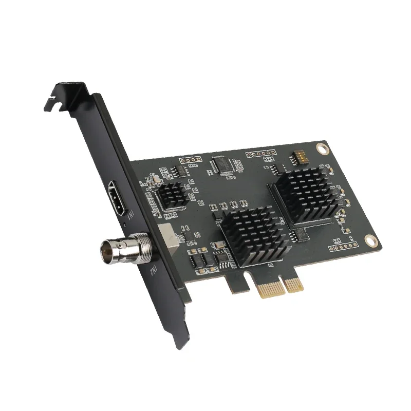 

HDMI 2 in 1 Built-in internal pcie Recording Video Capture Card 1080P 60Hz SDI Streaming 1080P 60 2CH For Live Radio Program