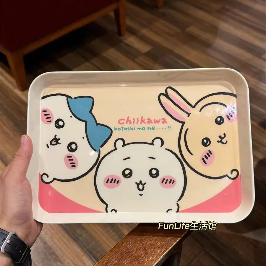Chiikawa Cartoon Tray Cute Storage Plate for Breakfast Fruit Candy Snack Holder Stylish Decorative for Kitchen Table Home view 4